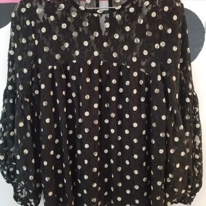Polka dots shirt